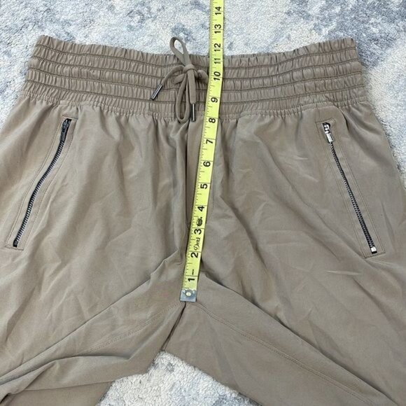 Athleta Camden Jogger Pants Tan Lounge Travel Style 486192 Sz 6 - Picture 10 of 15